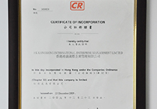 港盛香港公司證書(shū)